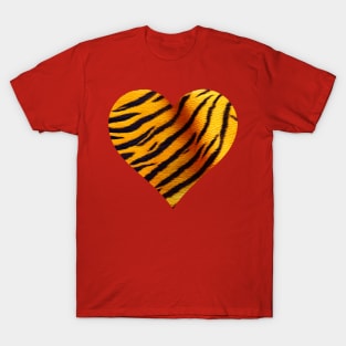 My Heart for you in tiger stripes T-Shirt